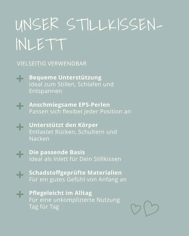 190cm Stillkissen-Inlett EPS-Perlen