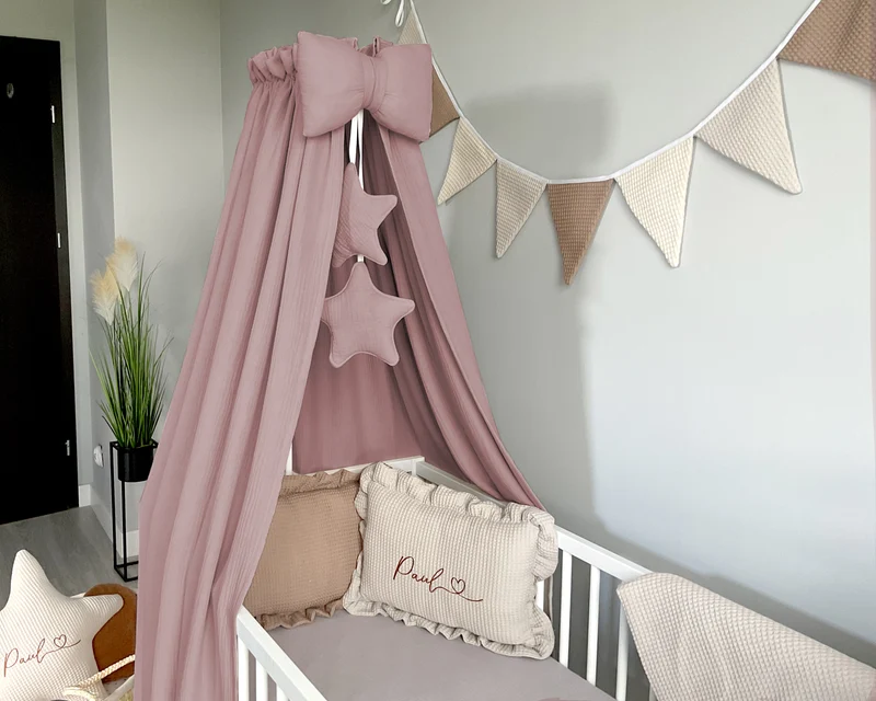 Standard Muslin canopy | Dirty pink