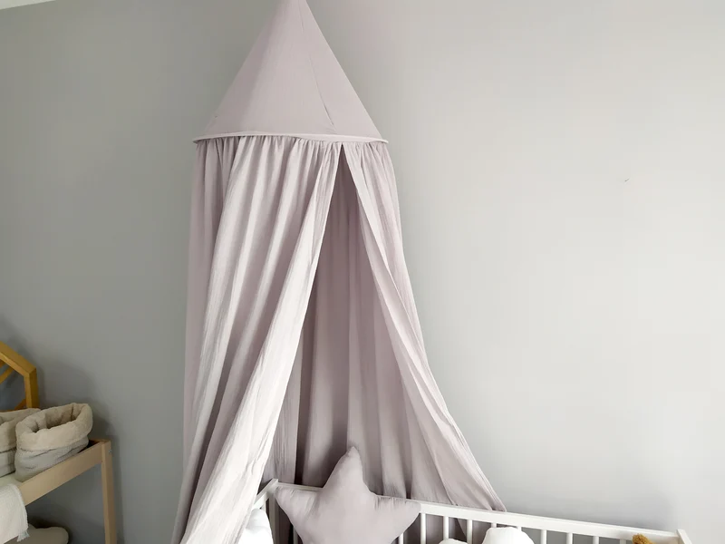 Canopy Muslin | Bed canopy | Grey