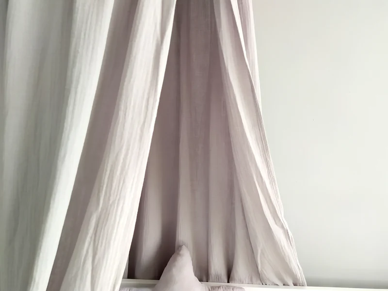 Canopy Muslin | Bed canopy | Grey