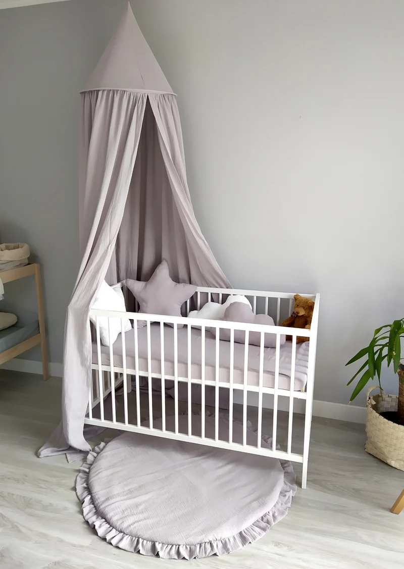 Canopy Muslin | Bed canopy | Grey