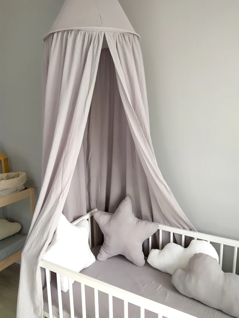 Canopy Muslin | Bed canopy | Grey