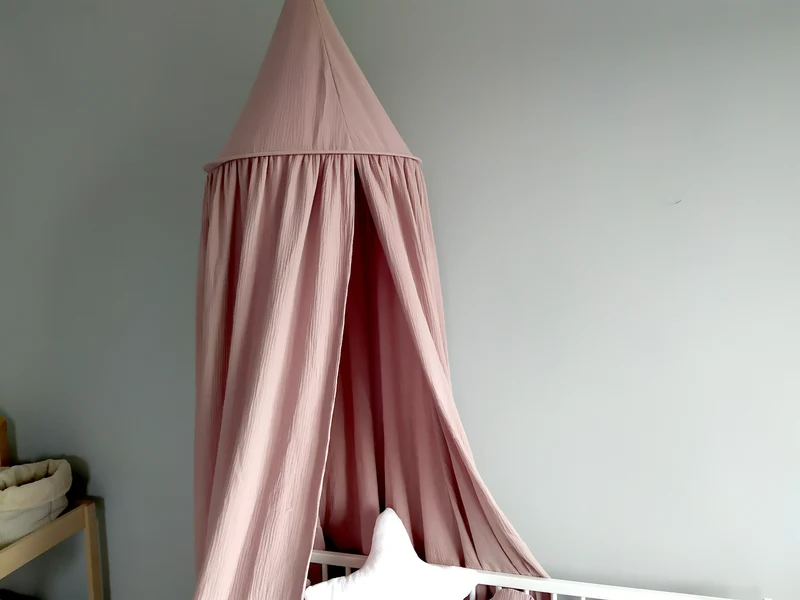 Canopy Muslin | Bed canopy | Dirty pink