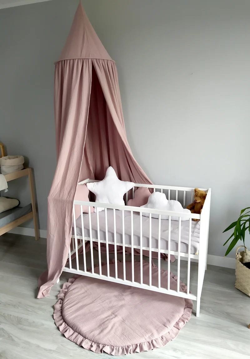 Canopy Muslin | Bed canopy | Dirty pink