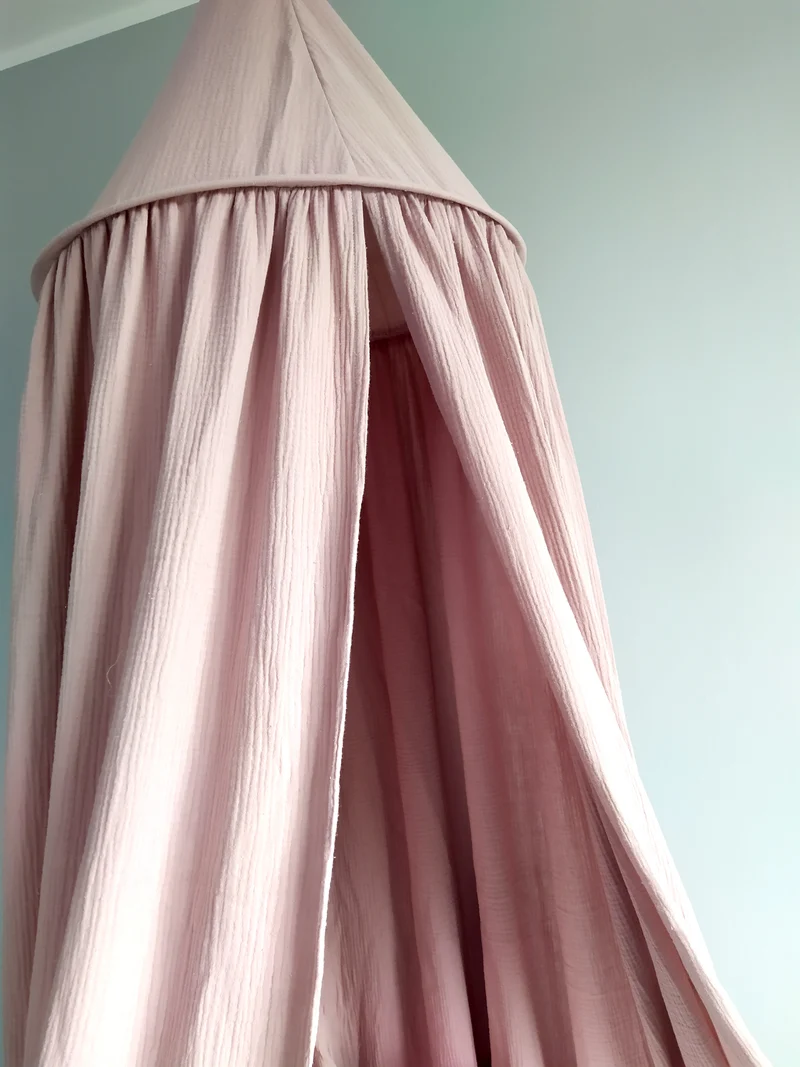 Canopy Muslin | Bed canopy | Dirty pink