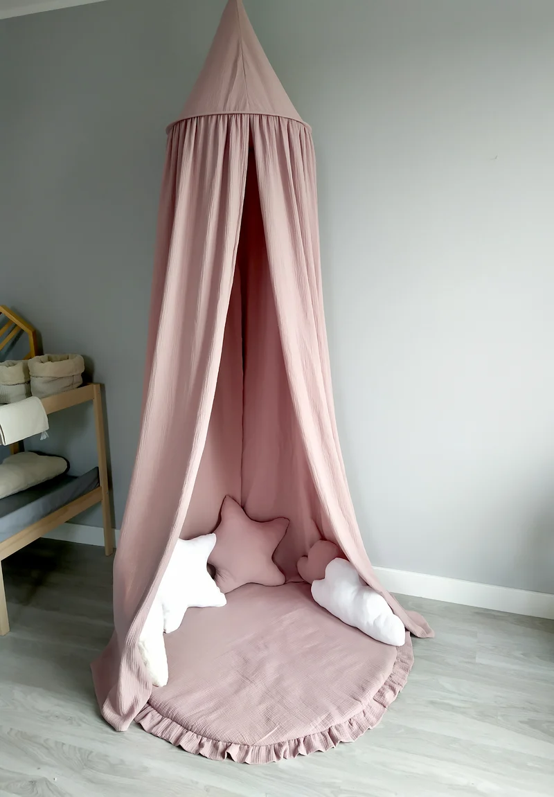 Canopy Muslin | Bed canopy | Dirty pink