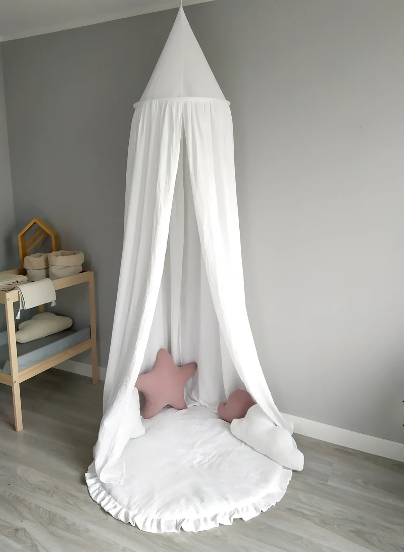 Canopy Muslin | Bed canopy | White
