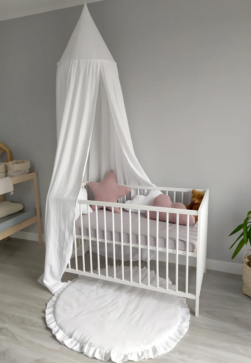 Canopy Muslin | Bed canopy | White