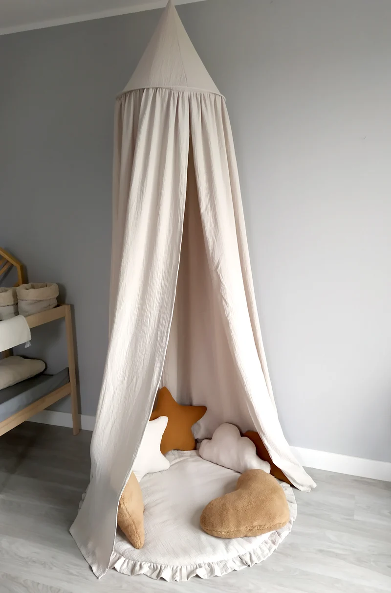 Canopy Muslin | Bed canopy | Beige