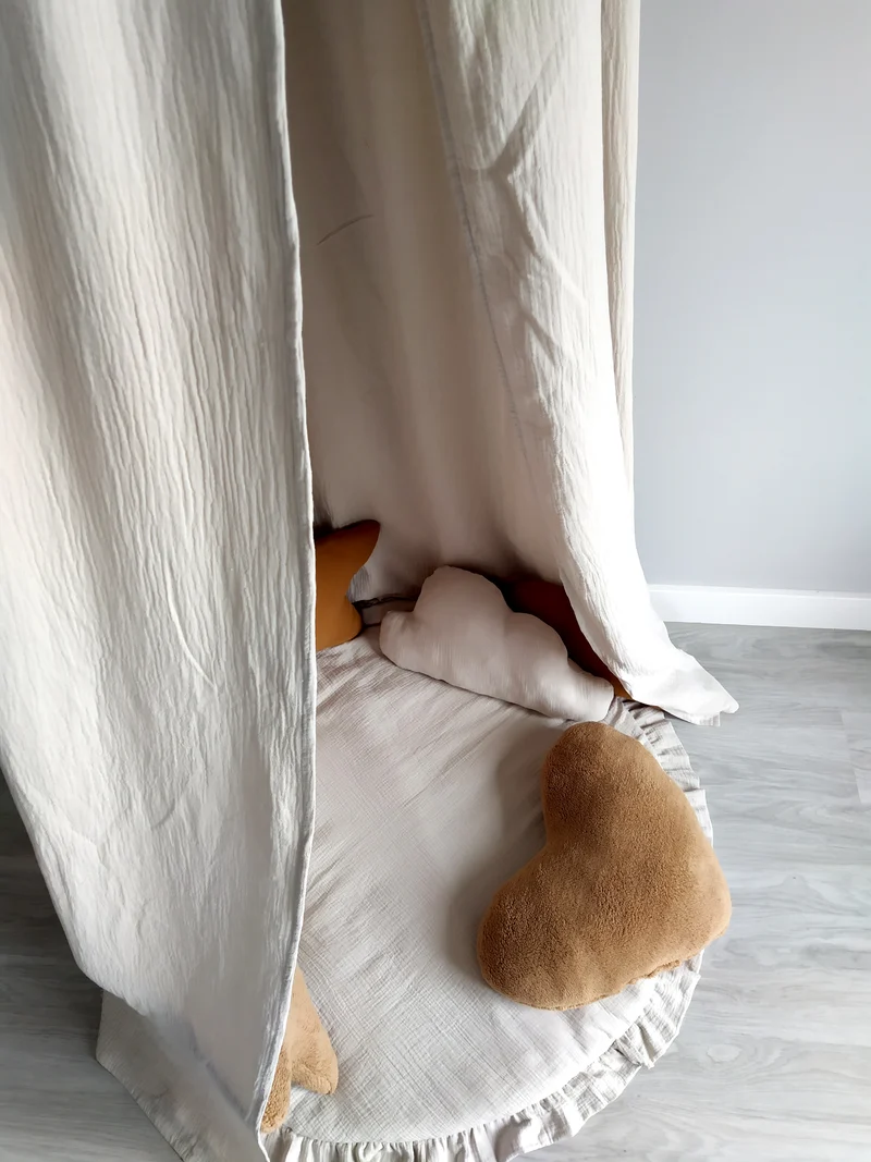 Canopy Muslin | Bed canopy | Beige