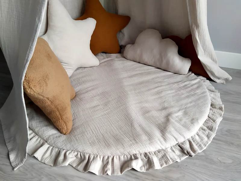 Canopy Muslin | Bed canopy | Beige