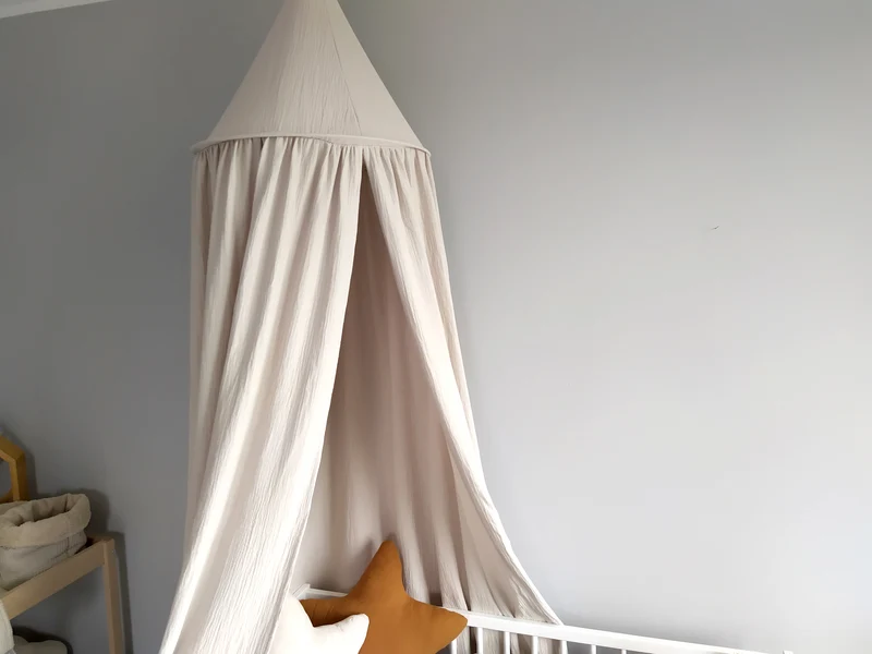 Canopy Muslin | Bed canopy | Beige