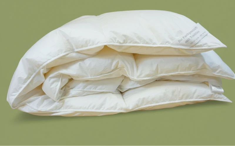 Daunen Winterdecke 135 x 200 cm – warme Bettdecke mit Landdaunenfüllung