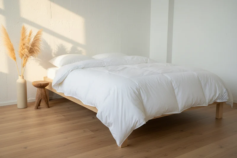 Daunen Winterbettdecke 155 x 220 cm – 100% Premium Gänsedaunen, extra warm