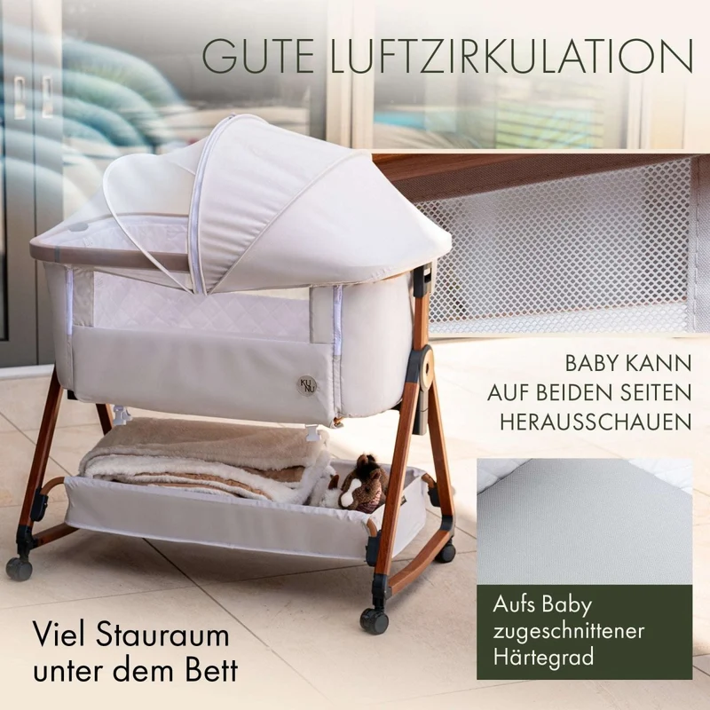 KUNU® Babybeistellbett