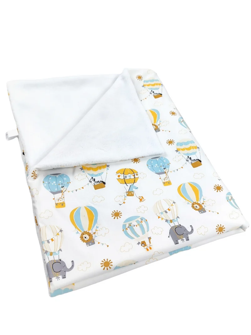 KUSCHELDECKE mit Plüsch "Tiere"