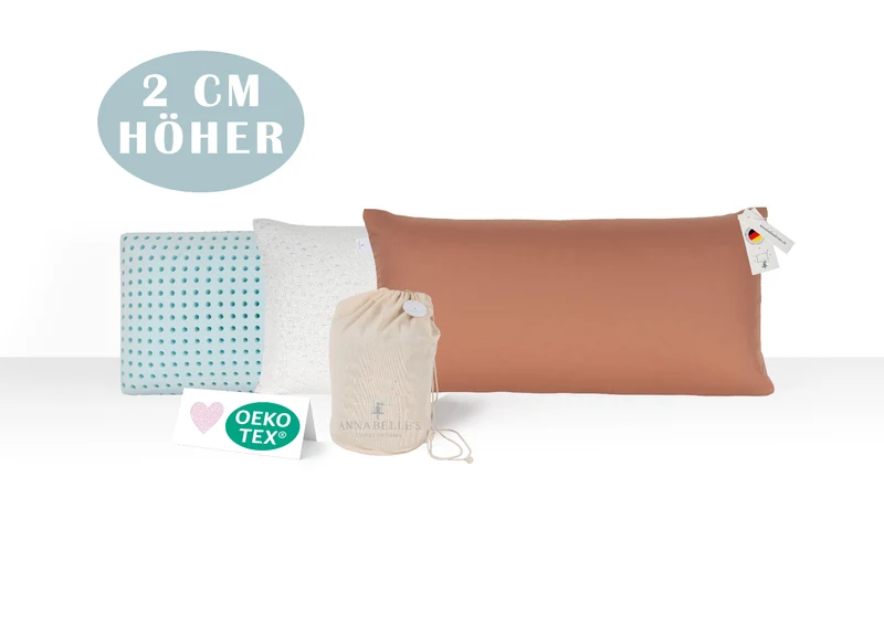 Memory-Foam-Schlafkissen Medium 40×80×12 cm – mittelfest für Rücken- & Seitenschläfer