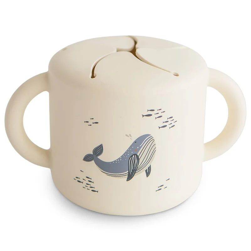 Mushie Snack Becher Whales