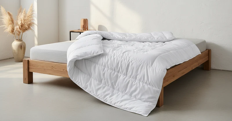 Bambus Winterbettdecke 135 x 200 cm – Naturfaser, warm & atmungsaktiv