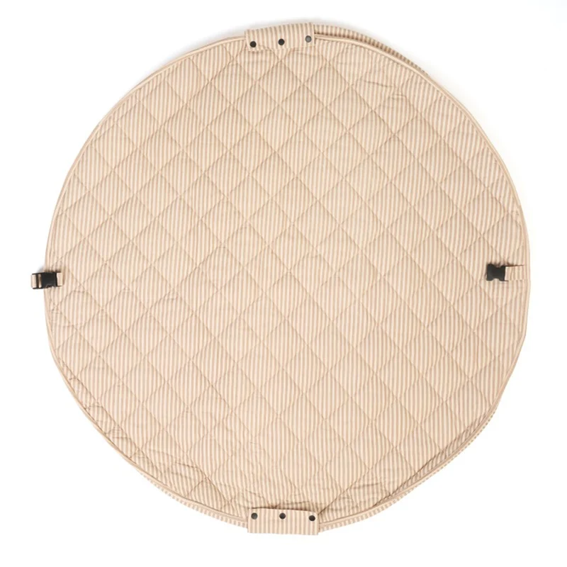 Play&Go 3 in 1 Spielmatte Soft Stripes Brown