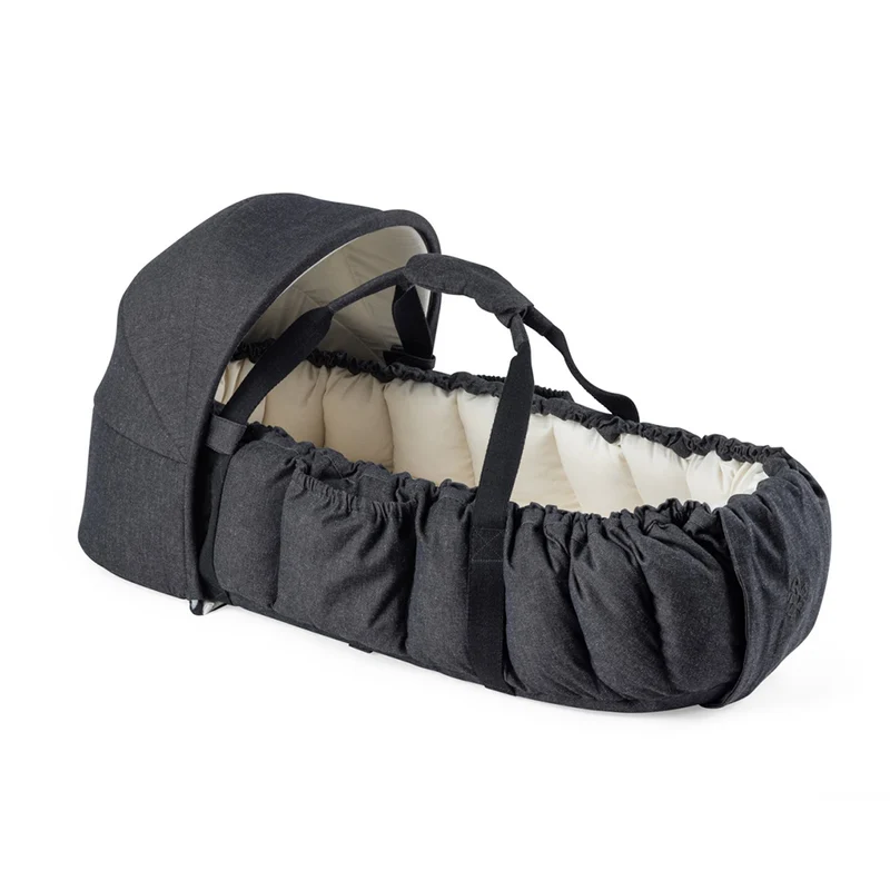 Sebra Babynestchen 3-in-1 mit Verdeck Grey Melange