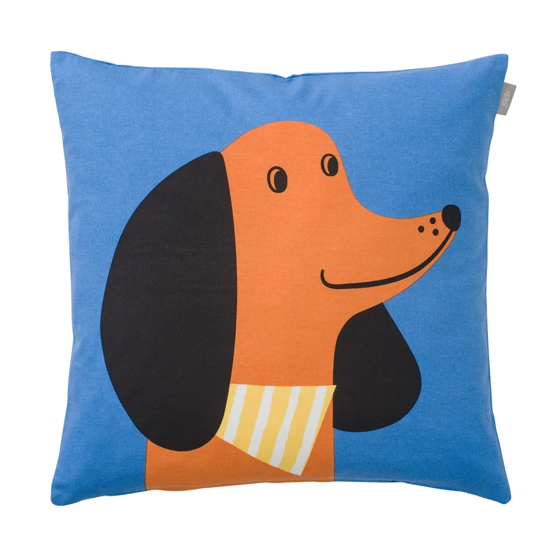 Spira Kissenhülle Louie – 50 x 50 cm Kissenbezug mit Hundemotiv