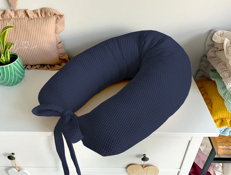 Nursing pillow | Feeding pillow for mom | Sleeping pillow for pregnant women | Pregnancy pillow | Navy