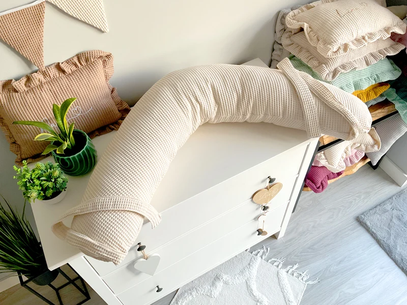 Nursing pillow | Feeding pillow for mom | Sleeping pillow for pregnant women | Pregnancy pillow | Brown