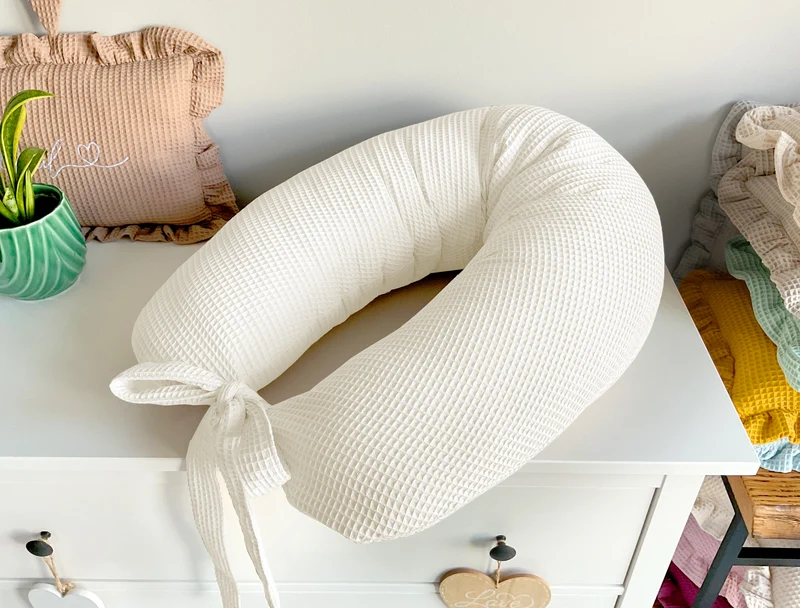 Nursing pillow | Feeding pillow for mom | Sleeping pillow for pregnant women | Pregnancy pillow | White