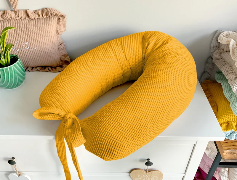 Nursing pillow | Feeding pillow for mom | Sleeping pillow for pregnant women | Pregnancy pillow | Honey