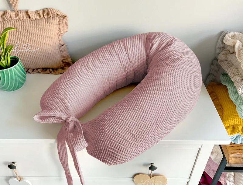 Nursing pillow | Feeding pillow for mom | Sleeping pillow for pregnant women | Pregnancy pillow | Dirty pink