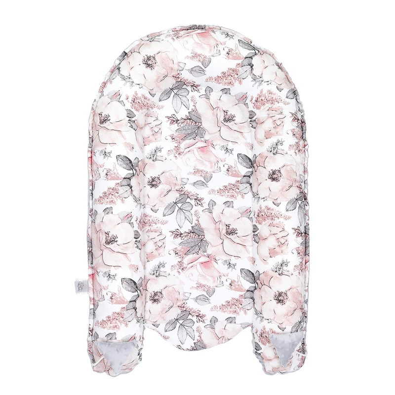 Babynest Nestchen Baby 90x50 cm - Babynestchen Neugeborene Babynest für Kinderbett Vielseitiges tragbar Nest Kuschelnest Zubehör für Babybett