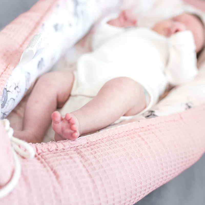 Babynest Neugeborene 90x50 cm - Handmade Kokon zweiseitig
