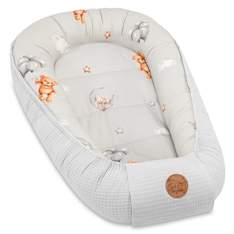 Babynest Neugeborene 90x50 cm - Handmade Kokon zweiseitig