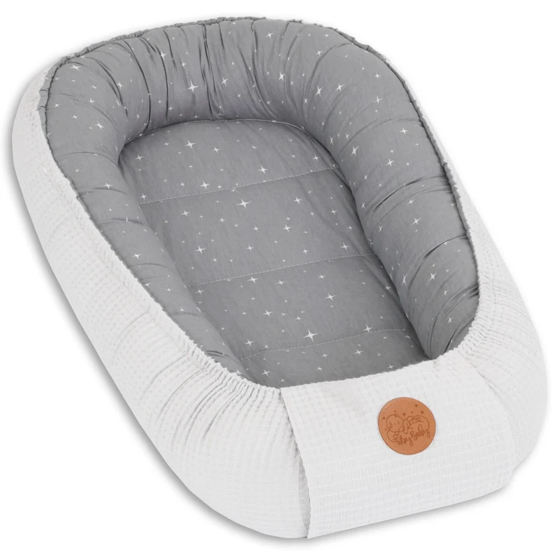 Babynest Neugeborene 90x50 cm - Handmade Kokon zweiseitig