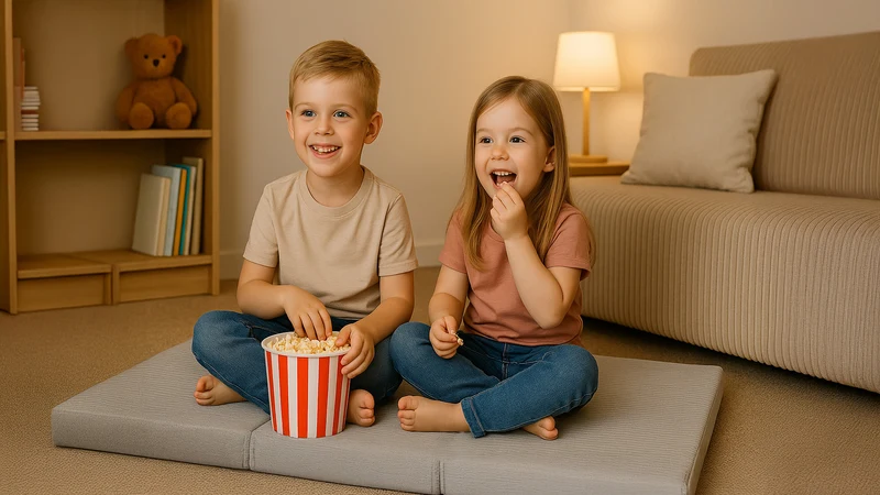 Reisebett Matratze faltbar - Dicke Faltbare Matratze für Baby Klappmatratze Kinder Matratze Reisebett