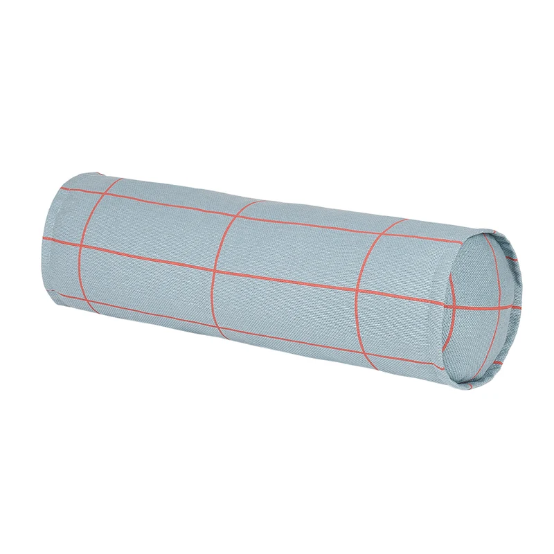 Nobodinoz Kissen 'Vibes' Blue Red Grid