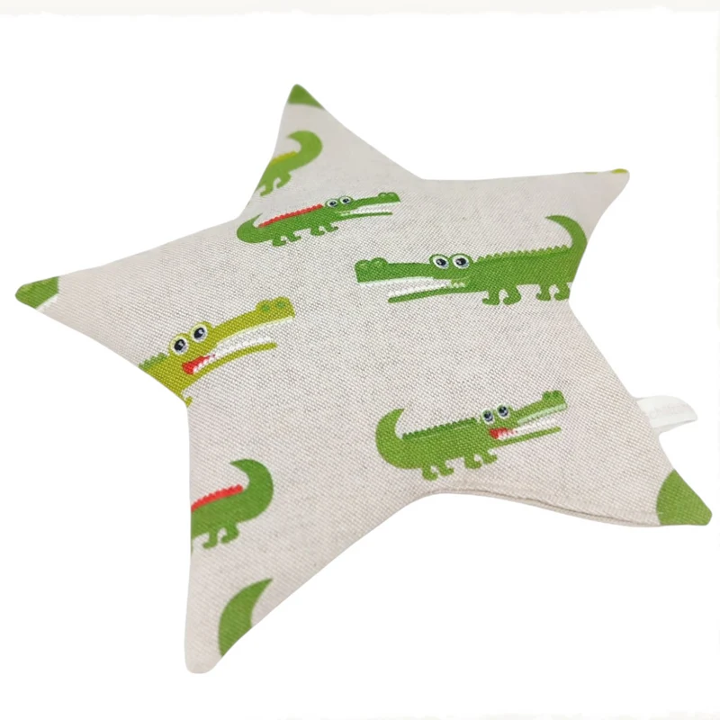 GESCHENKSET für Kinder "Krokodil" Zirbenkissen & Wärmekissen