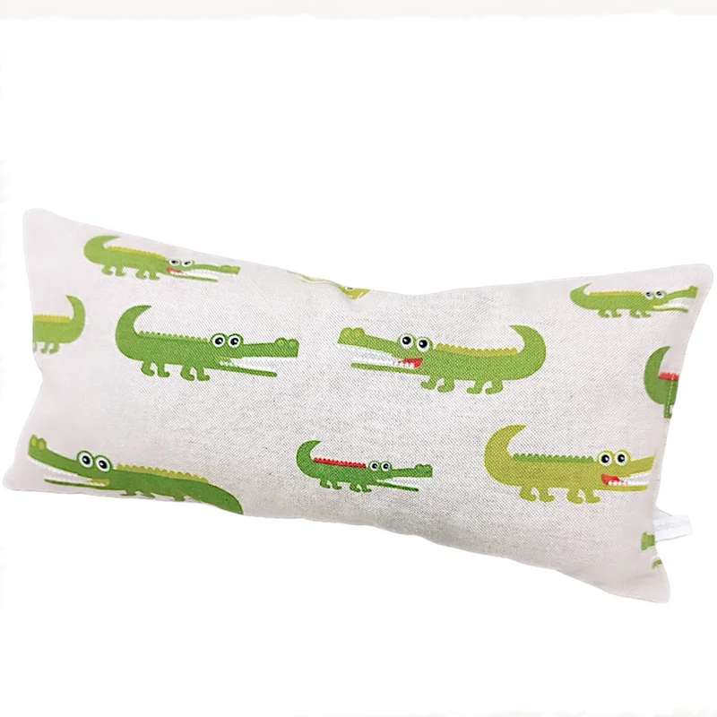 GESCHENKSET für Kinder "Krokodil" Zirbenkissen & Wärmekissen