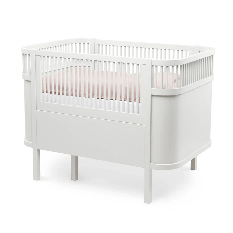Sebra Baby und Junior Bett Classic White