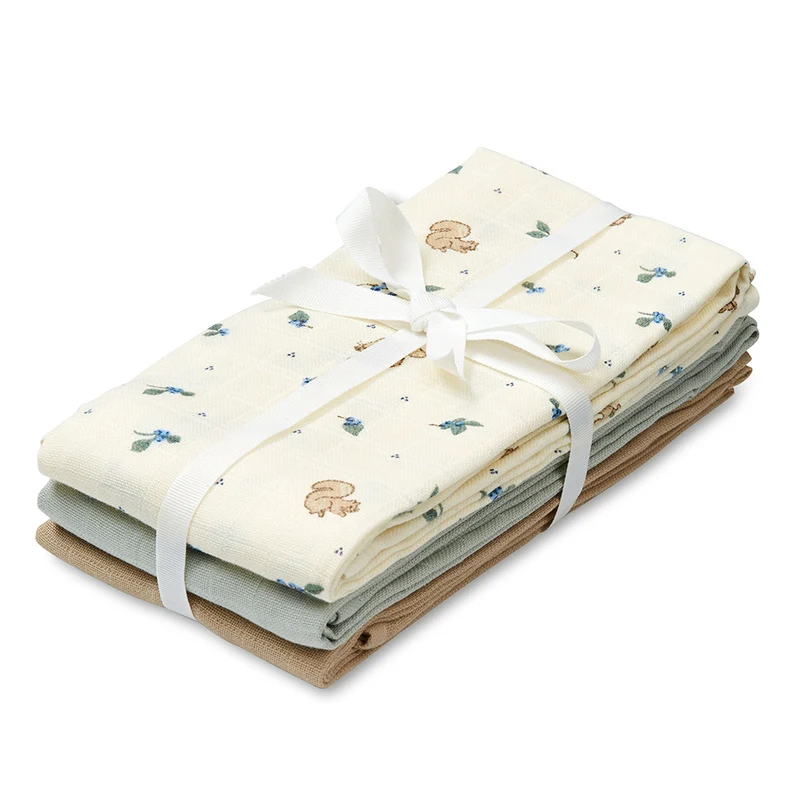 Cam Cam Copenhagen 3er Set Mulltücher Blueberries