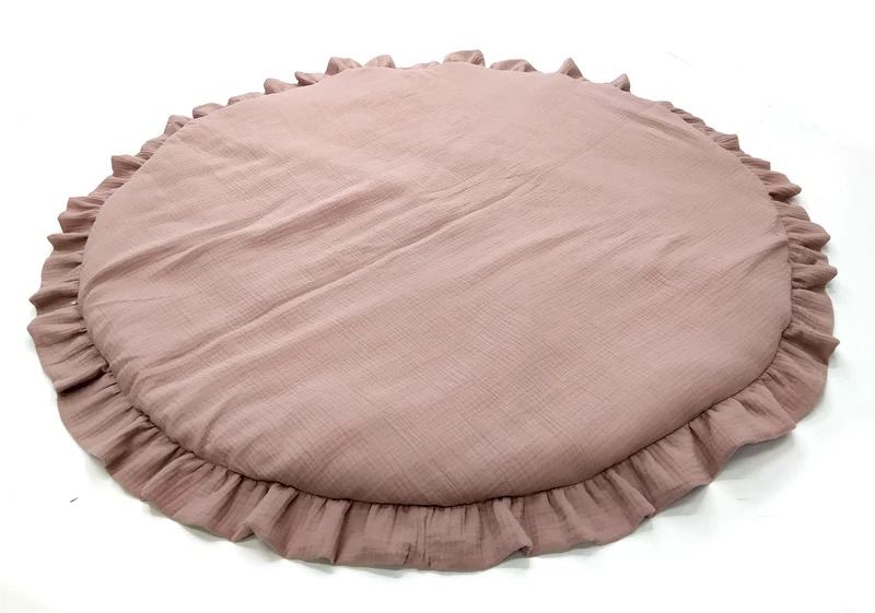 Canopy mat / play mat / room mat / children's mat / muslin mat / Dirty pink
