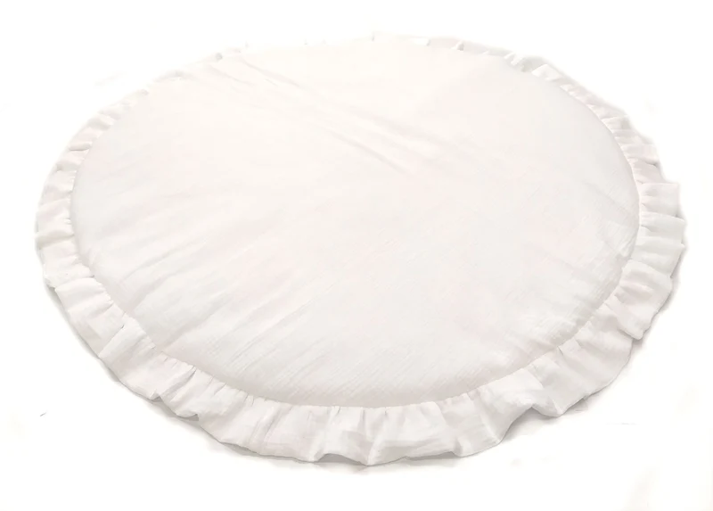 Canopy mat / play mat / room mat / children's mat / muslin mat / White