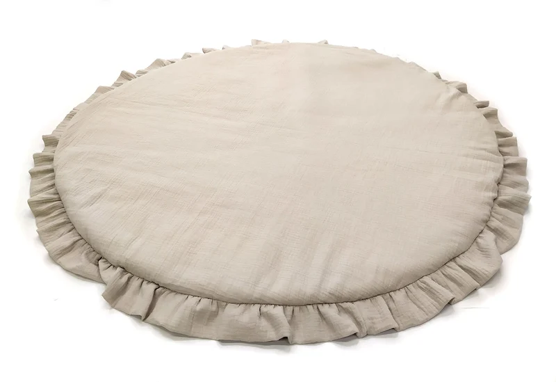 Canopy mat / play mat / room mat / children's mat / muslin mat / Beige