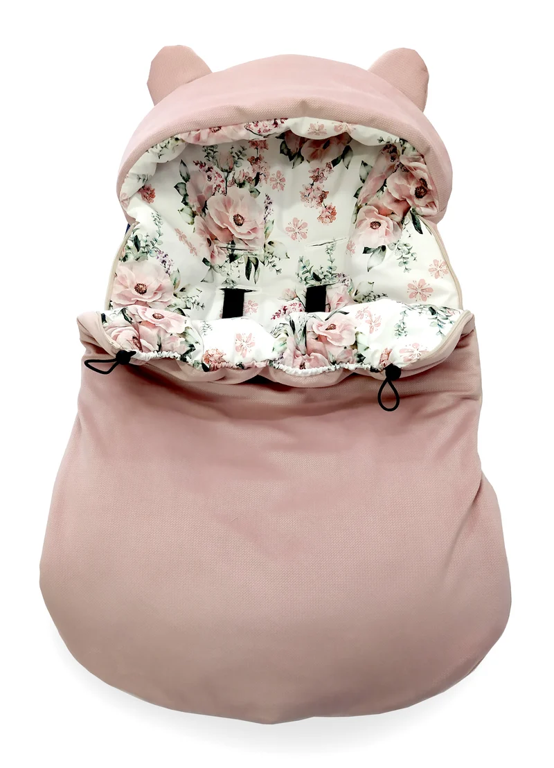 3-in-1 winter swaddle for car seat | Flowers