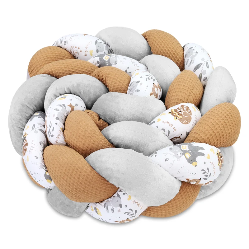 Deko Kuschelkissen Kinder - Dekokissen Kinderzimmer Flauschig Zierkissen Geflochten