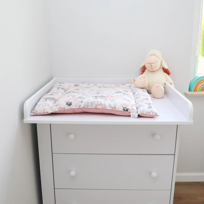 Wickelauflage Wickelunterlage 75x72 cm - Weich und waschbar Wickelunterlage für Babys Wickelmatte für Wickeltisch Wickelkommode oder Waschmaschine