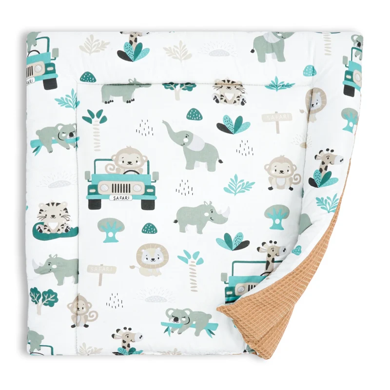 Wickelauflage Wickelunterlage 75x72 cm - Weich und waschbar Wickelunterlage für Babys Wickelmatte für Wickeltisch Wickelkommode oder Waschmaschine