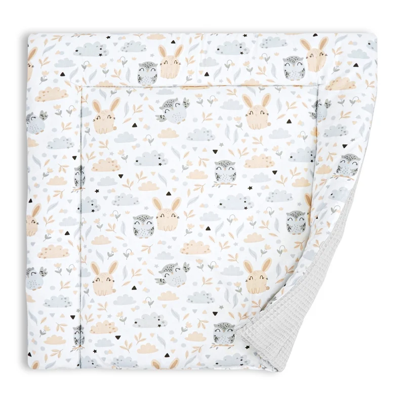Wickelauflage Wickelunterlage 75x72 cm - Weich und waschbar Wickelunterlage für Babys Wickelmatte für Wickeltisch Wickelkommode oder Waschmaschine