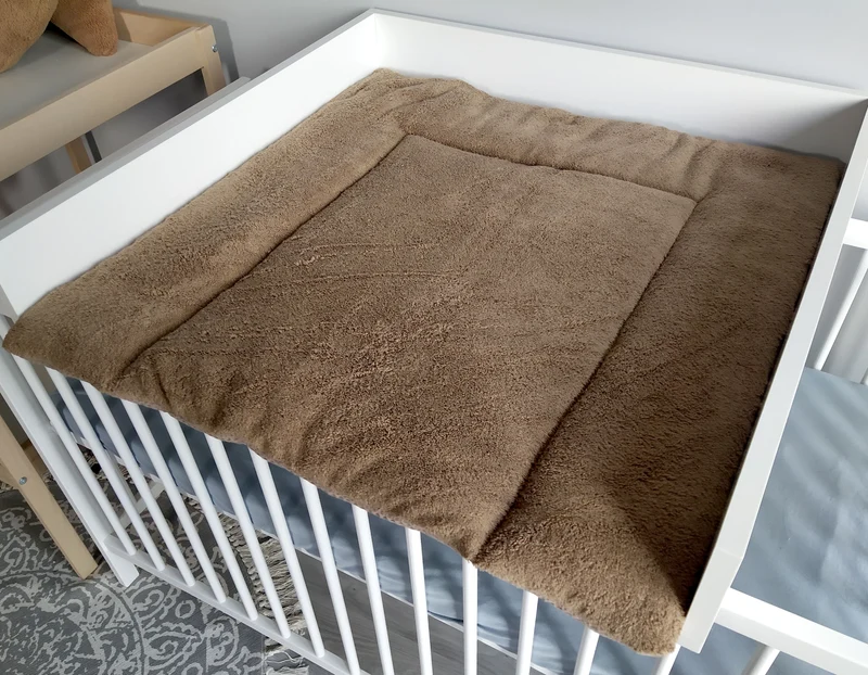 Changing mat | Dark beige Frotte